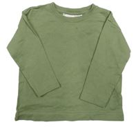 Khaki mikina ZARA