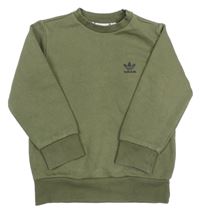 Khaki mikina Adidas