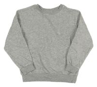 Šedá melírovaná mikina H&M