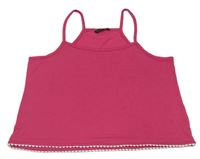 Růžový crop top vel. 176 Matalan