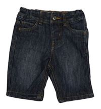 Tmavomodré riflové straight kraťasy Denim Co.