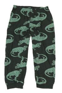 Khaki pyžamové kalhoty s dinosaury Dopodopo