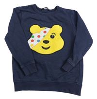 Tmavomodrá mikina s Pudseym George