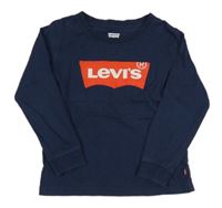 Tmavomodré triko s logem zn. Levi´s