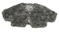 Šedé kožešinové podšité bolerko H&M