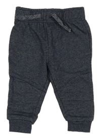 Tmavomodré melírované tepláky Primark