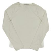 Bílé žebrované triko Primark