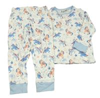 Bílé pyžamo s jednorožci C&A