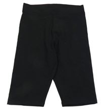 Černé elastické kraťasy Zara