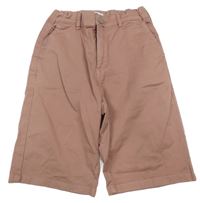 Starorůžové plátěné chino kraťasy Zara