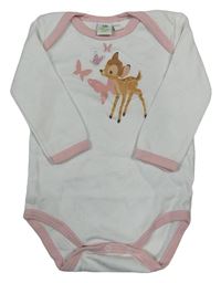 Bílé body s Bambim Disney