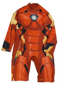 Červený vzorovaný UV overal - Avangers zn. Marvel