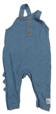 Modré pletené laclové tepláky s s ostny Mothercare