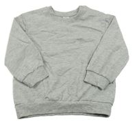 Šedá melírovaná mikina H&M
