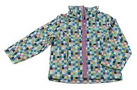 Barevná kostkovaná softshellová bunda Topomini