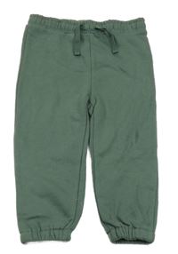 Tmavozelené tepláky Primark