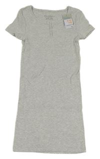 Nové - světlešedé žebrované šaty Primark