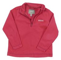 Růžová fleecová funkční mikina s logem Regatta