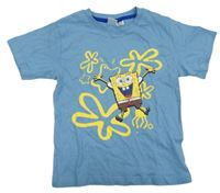 Modré tričko se Spongebobem 