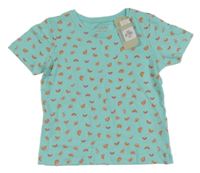 Nové - modré tričko s duhami Primark