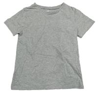 Šedé melírované tričko H&M