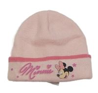 Růžová čepice s Minnie Primark