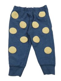 Tmavomodré puntíkaté lehké tepláky Primark