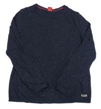 Tmavomodré třpytivé triko S. Oliver