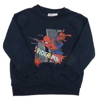 Tmavomodrá mikina se Spidermanem Marvel