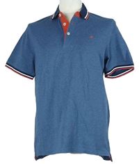 Pánské tmavomodré polo tričko Jack&Jones 
