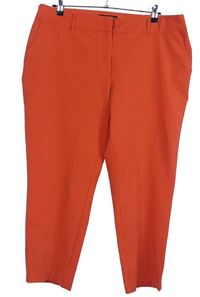 Dámské cihlově červené crop kalhoty Dorothy Perkins