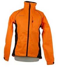 Dámská oranžovo-černá šusťáková outdoorová bunda Mountain Warehouse 