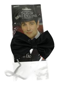 Nové - Kostým - Pánský černý nasazovací motýlek na gumu