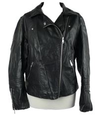 Dámský černý koženkový křivák Only 