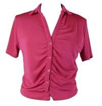 Dámská fuchsiová crop halenka Primark 