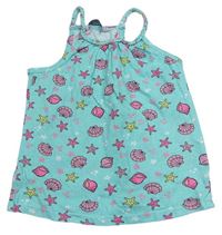 Světlemodrý top s mušlemi Primark