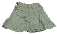 Khaki mušelínová sukně Primark