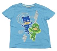 Světlemodré tričko s PJ mask