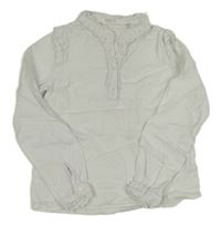 Bílá polohalenka s kanýrem H&M