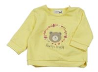 Žlutá mikina s medvědem Ergee