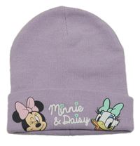 Lila čepice s Minnie a Daisy H&M vel.128-140