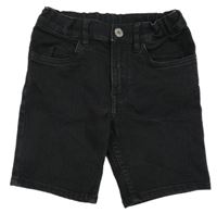 Černé elastické riflové kraťasy Denim Co.