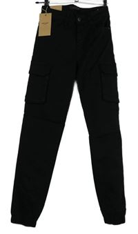 Nové - Dámské černé cargo cuff rifle Miss Anna