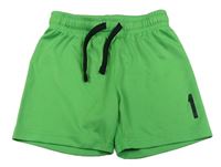 Zelené sportovní kraťasy s číslem H&M