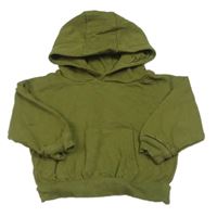 Khaki oversize mikina s kapucí Primark