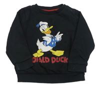 Černá mikina s Donaldem Disney