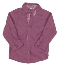 Růžová košile Vertbaudet