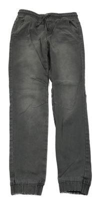 Šedé teplákové cuff rifle Denim Co.