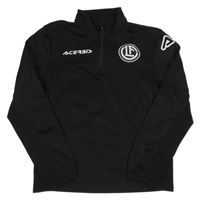 Černá sportovní mikina s nášivkou 