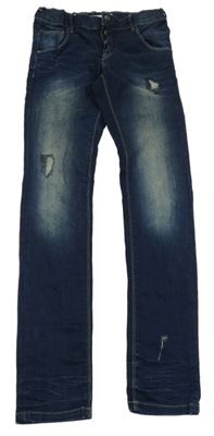 Tmavomodré skinny rifle name it